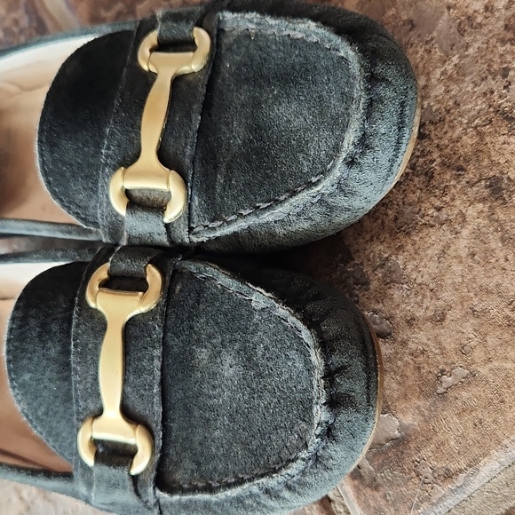 White Mountain Black Suede Loafer - Picture 4 of 6